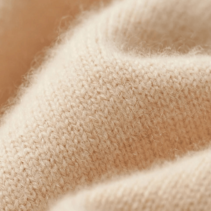 Close-up of beige fabric texture