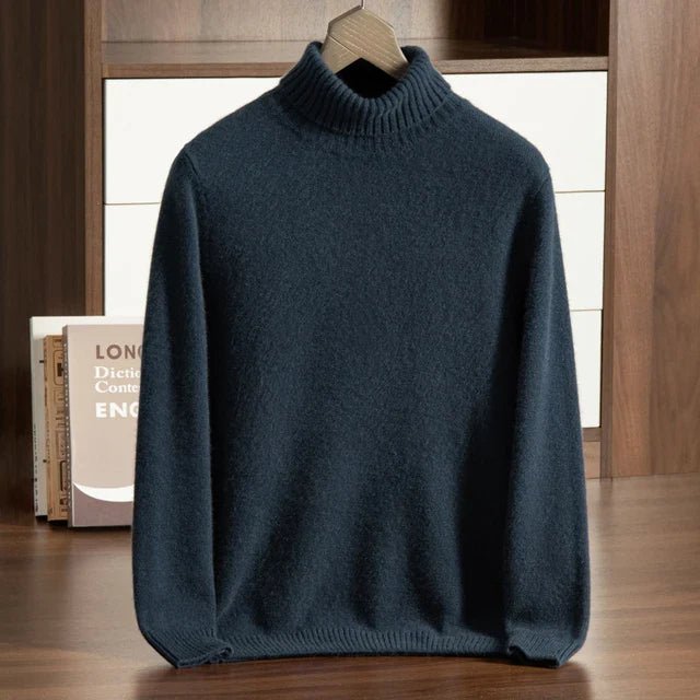 100% CASHMERE TURTLENECK - LORMIER -