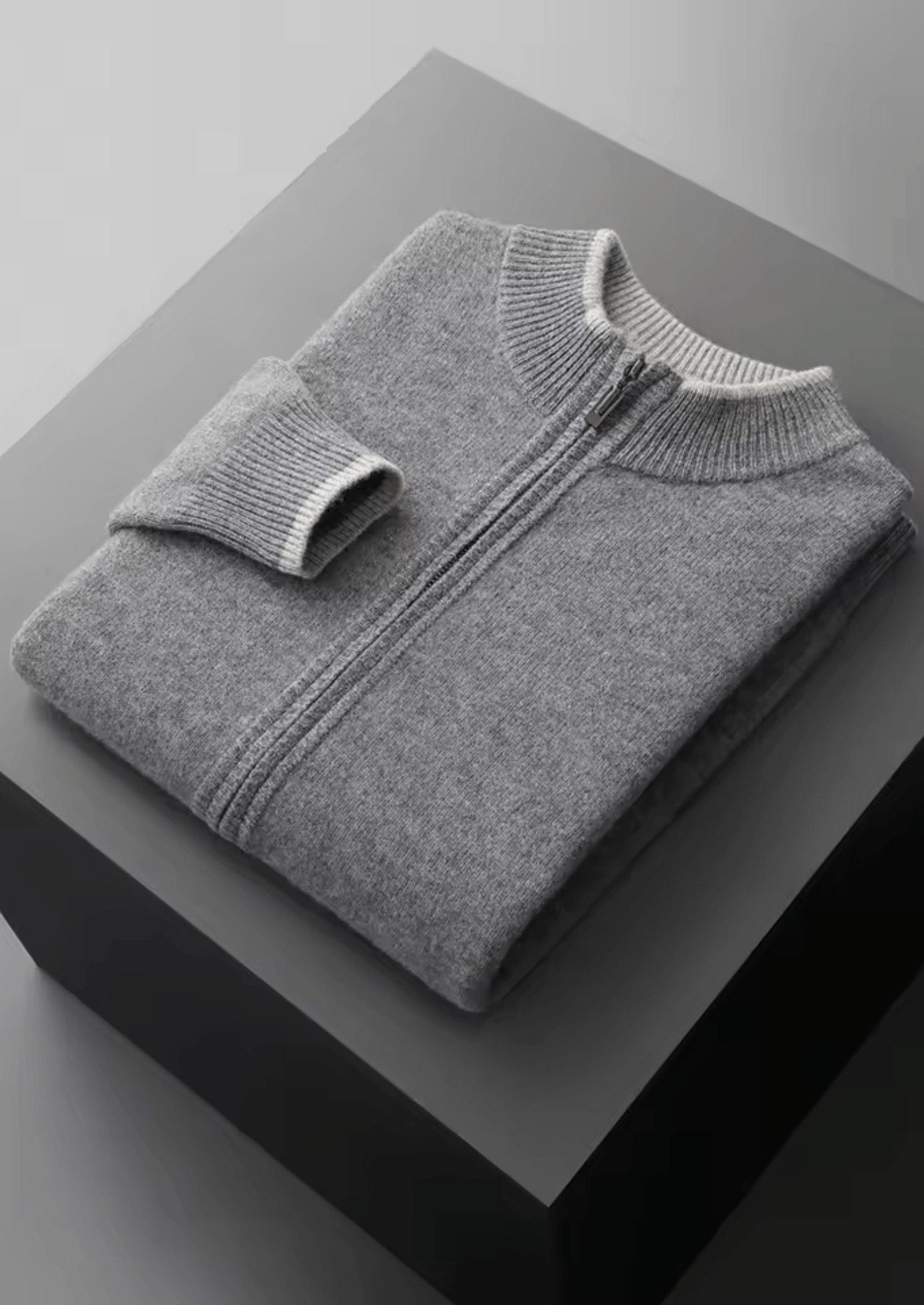 100% MERINO WOOL TWO TONE TRACKSUIT - LORMIER -