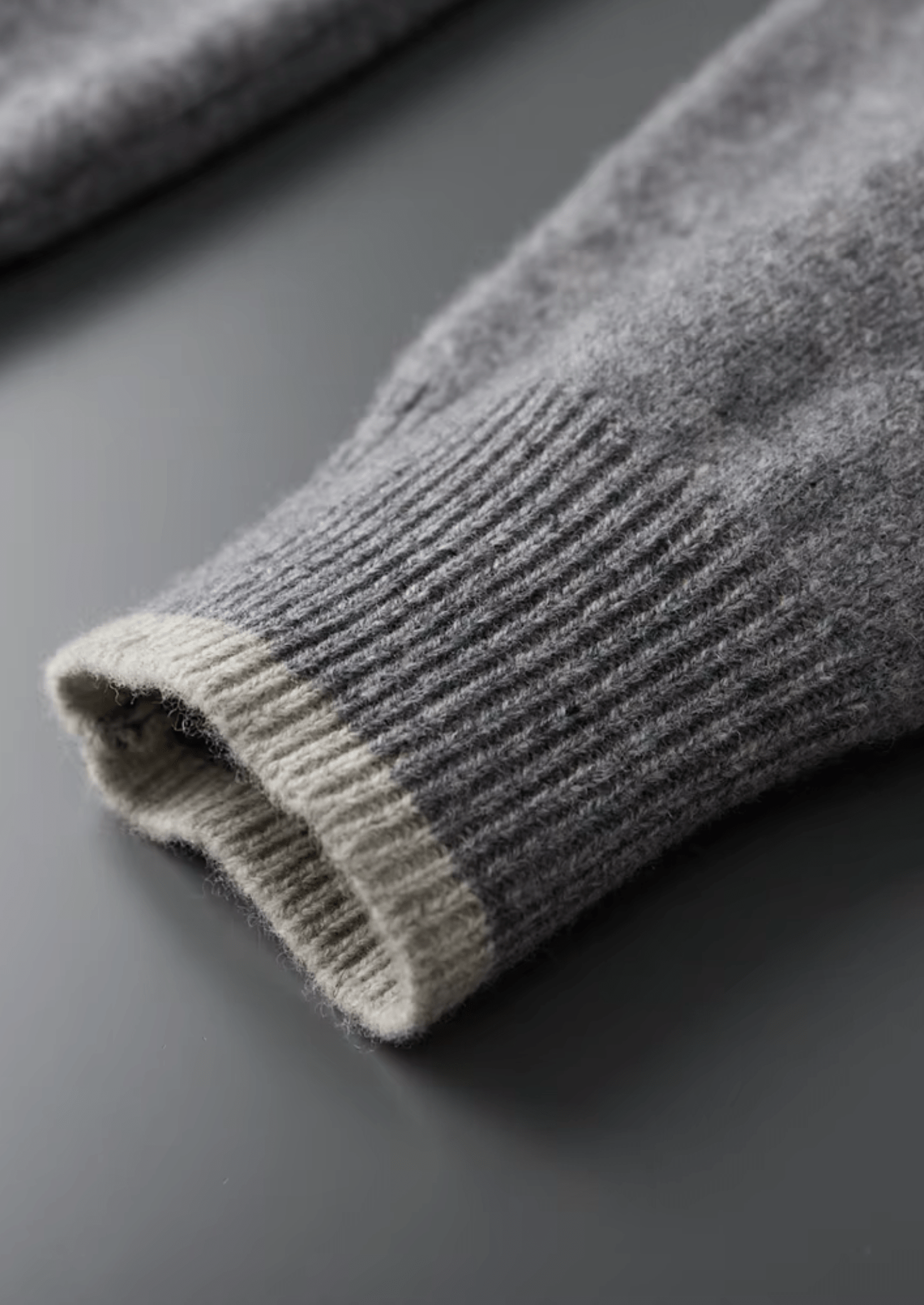 100% MERINO WOOL TWO TONE TRACKSUIT - LORMIER -