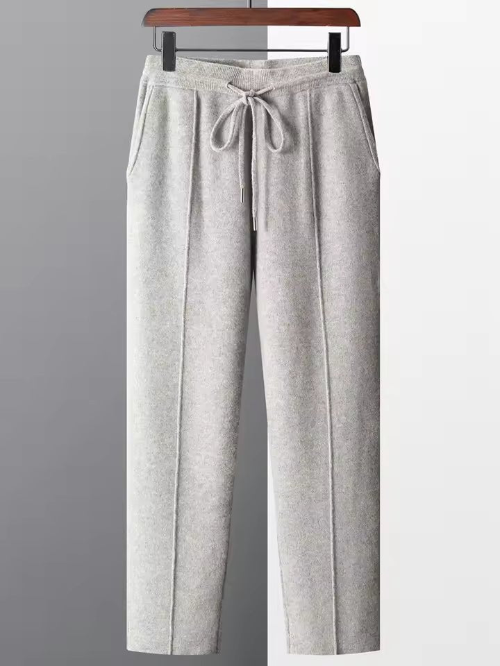 100% MERINO WOOL ZIP UP TRACKSUIT - LORMIER -