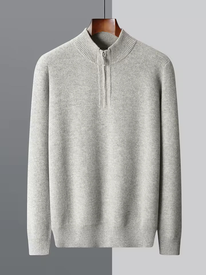 100% MERINO WOOL ZIP UP TRACKSUIT - LORMIER -