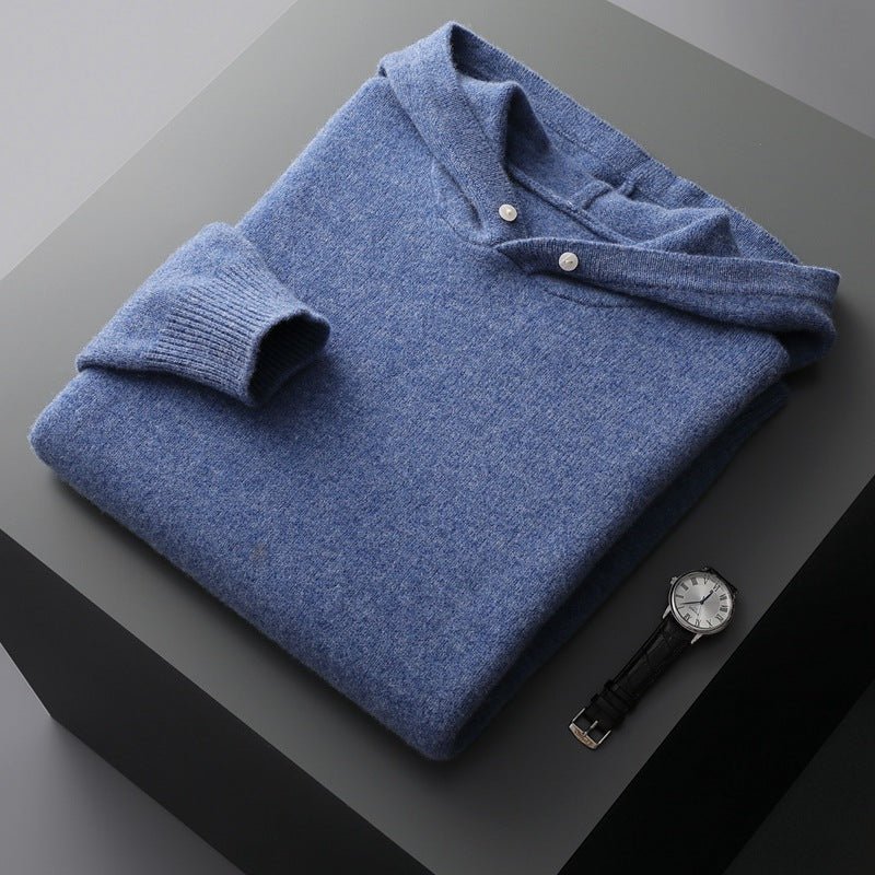 ARDEN - MERINO WOOL HOODIE - LORMIER -