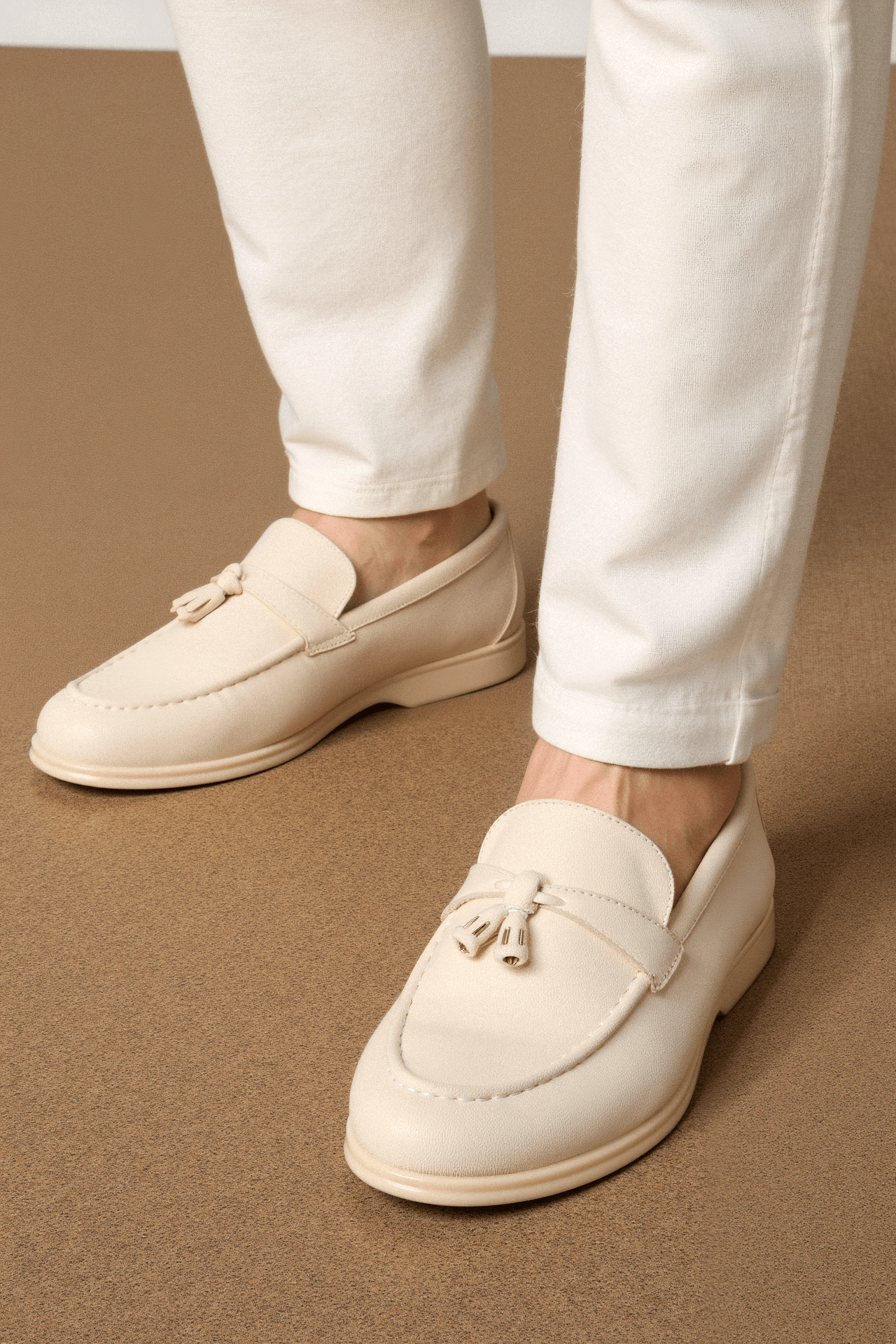 CASUAL VELVET UPPER LOAFERS - LORMIER -