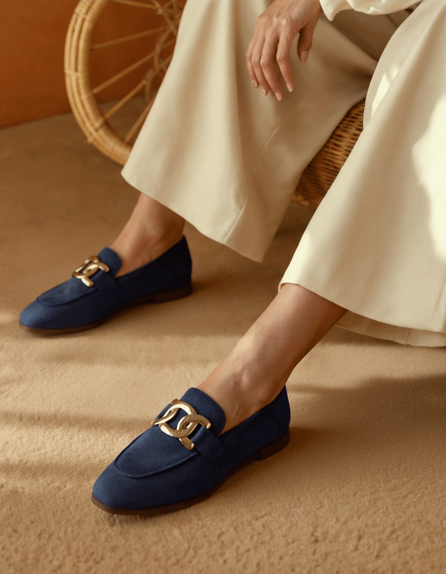 DUCHESS LOAFERS SUEDE - LORMIER -