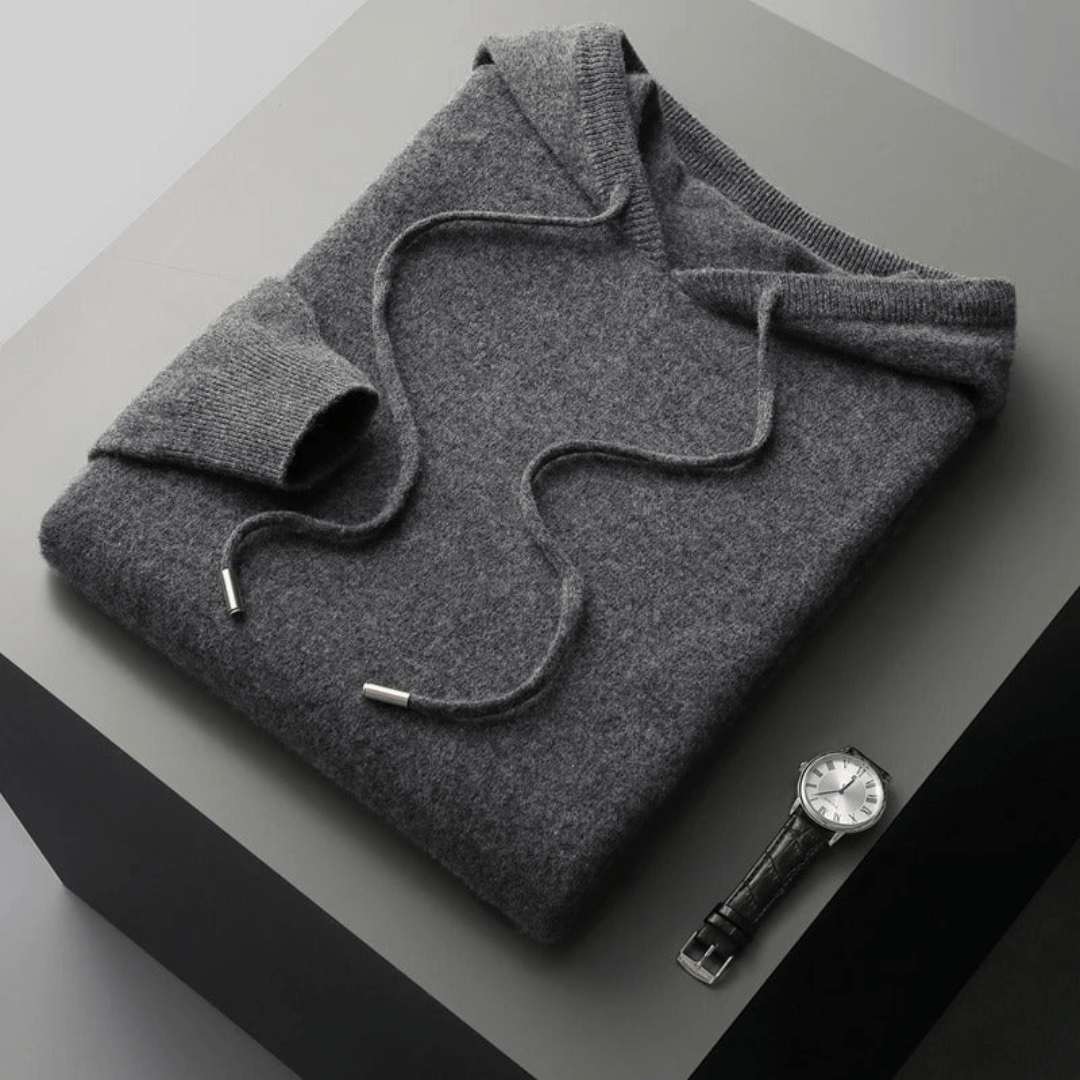 HORIZON - MERINO WOOL HOODIE - LORMIER -