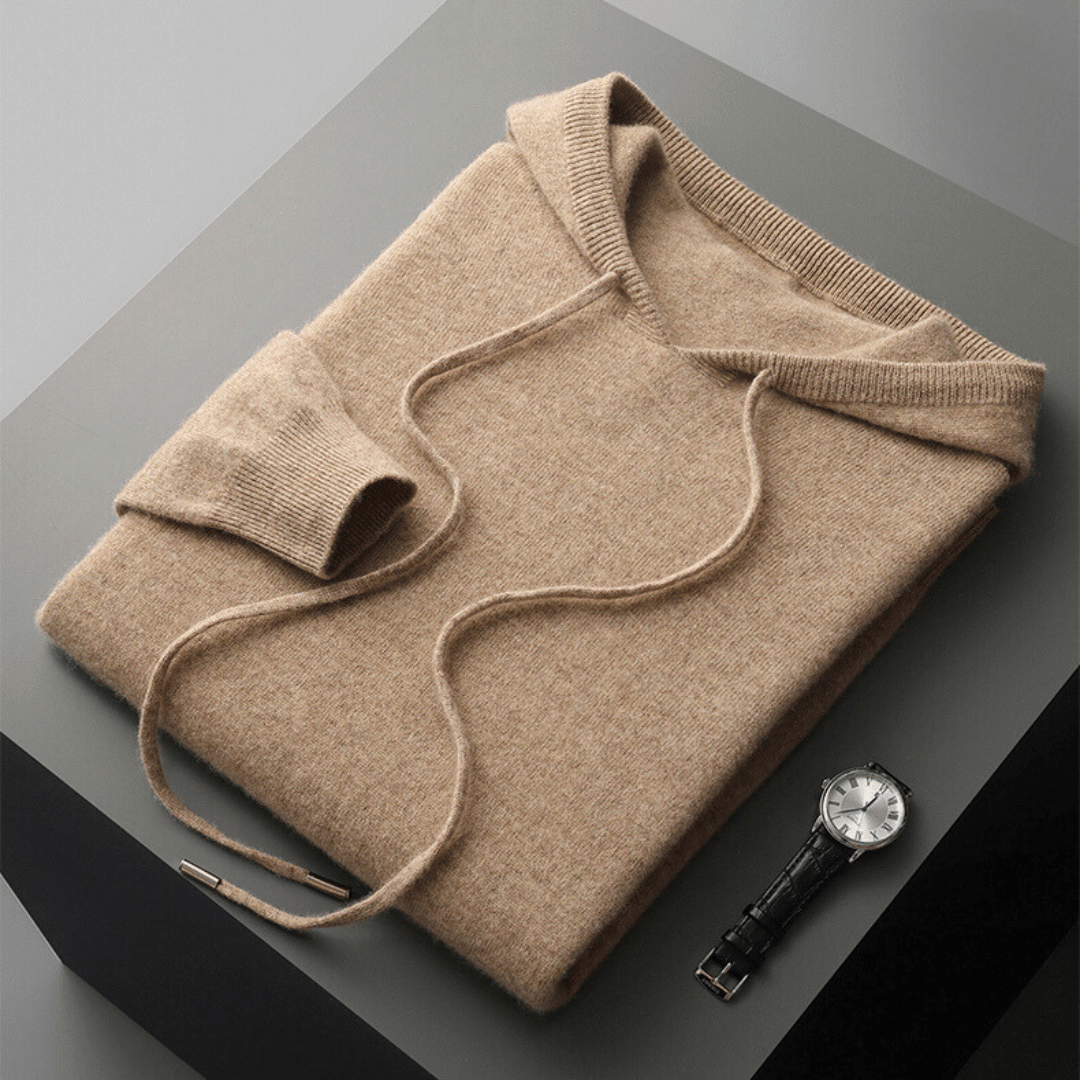 HORIZON - MERINO WOOL HOODIE - LORMIER -