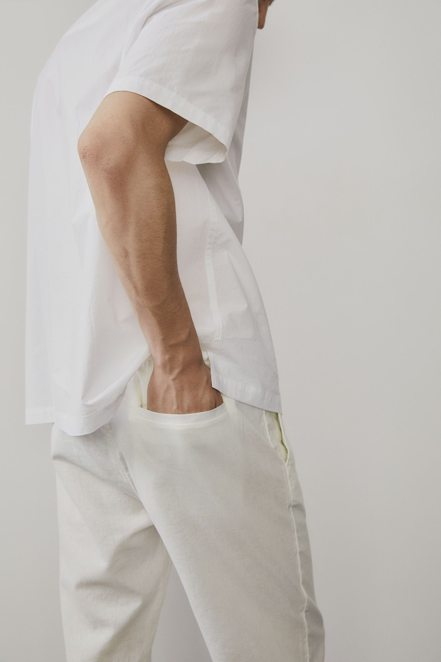 LINEN REGULAR CLASSIC PANTS - LORMIER -