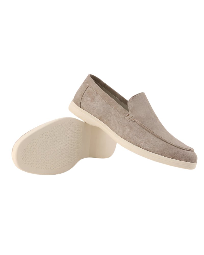 Men\'s Beige Loafers Slip-On - Old Money OLD MONEY SUEDE Loafers main image 3