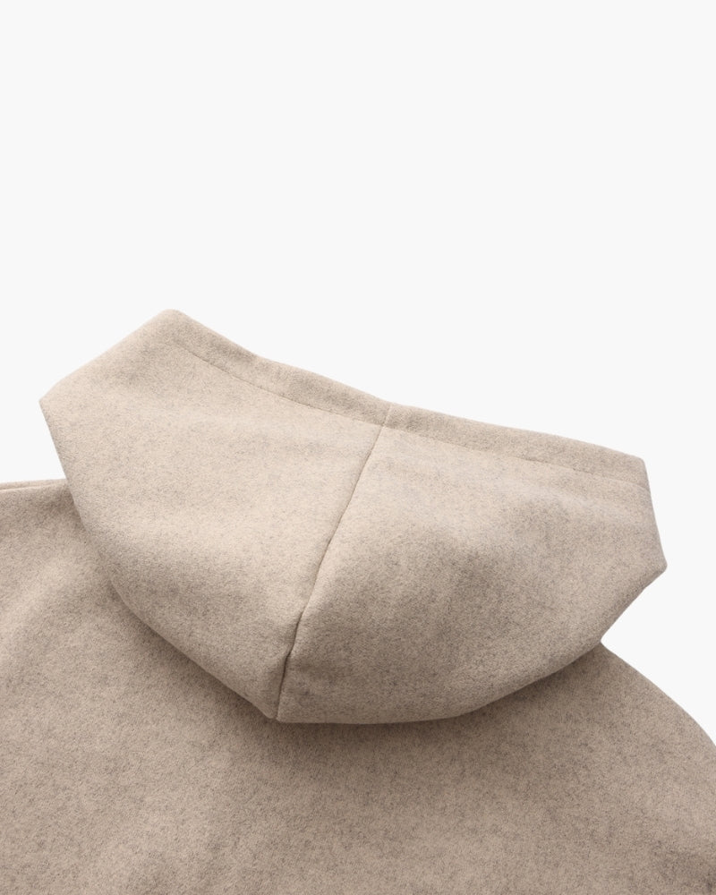MARLOW WOOL ZIP COAT - LORMIER -