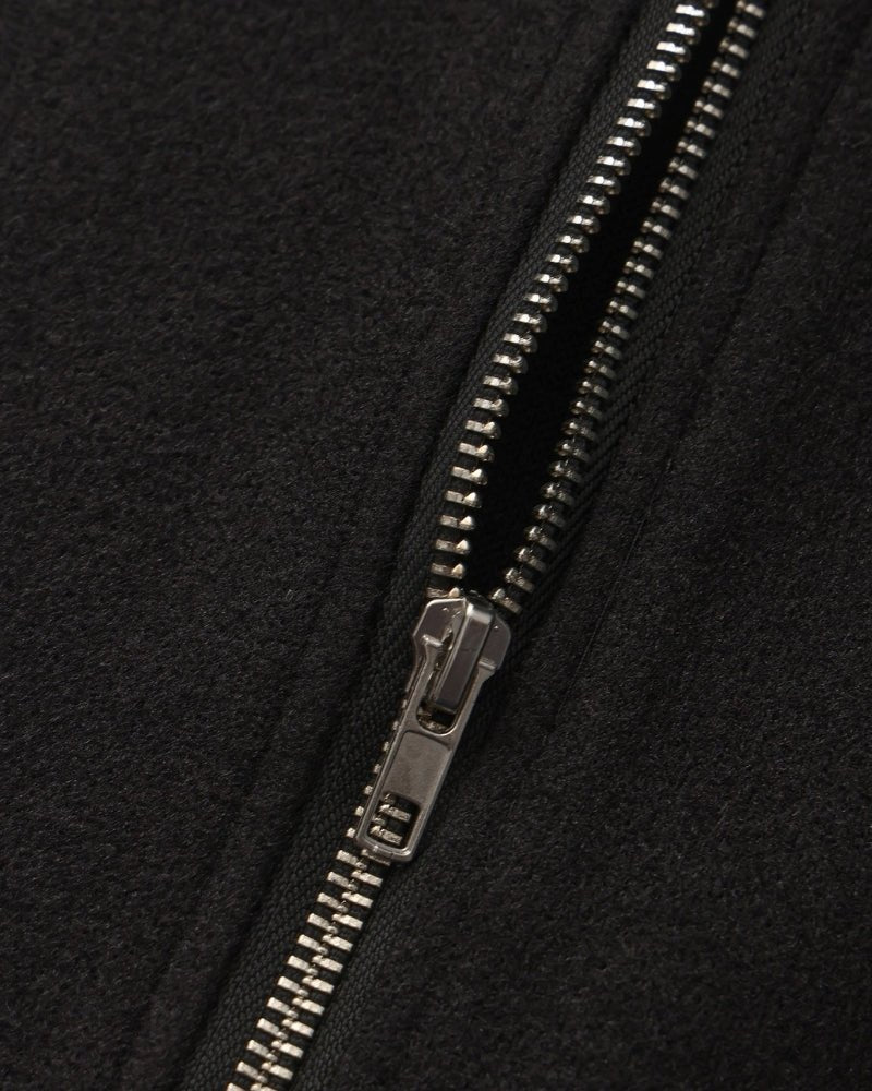 MARLOW WOOL ZIP COAT - LORMIER -