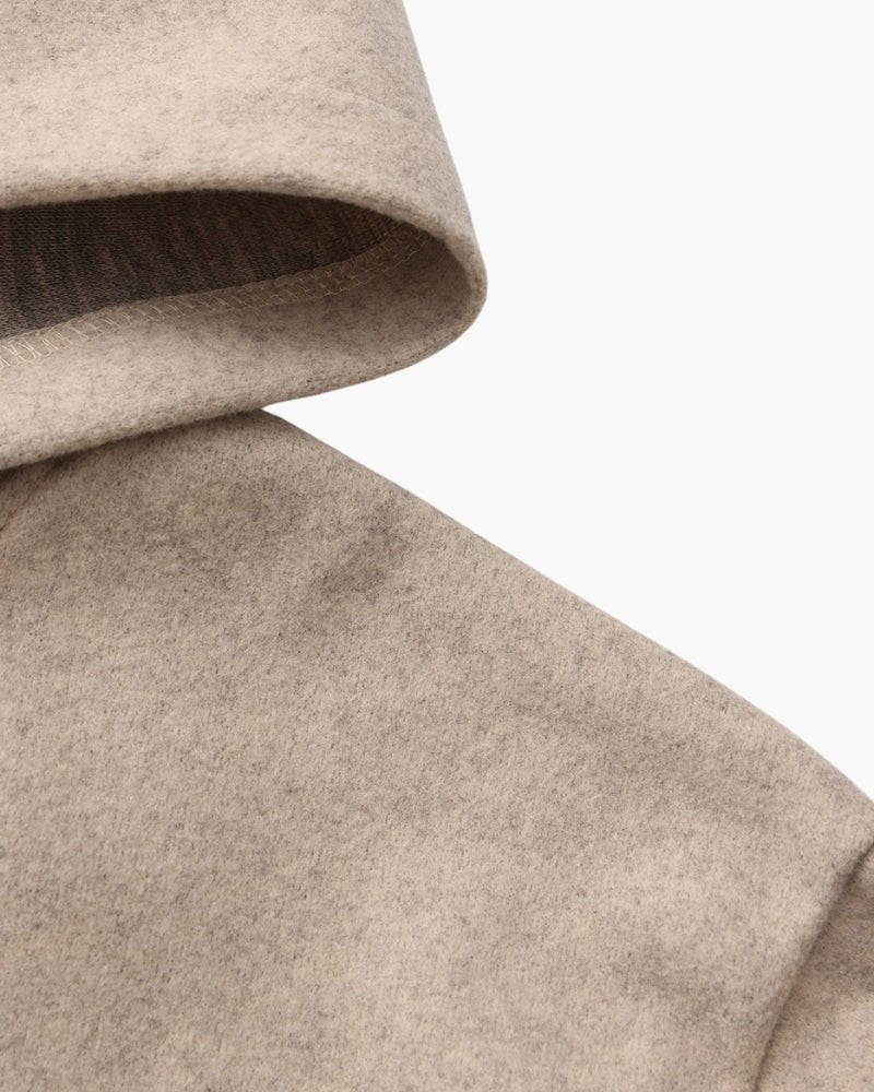 MARLOW WOOL ZIP COAT - LORMIER -