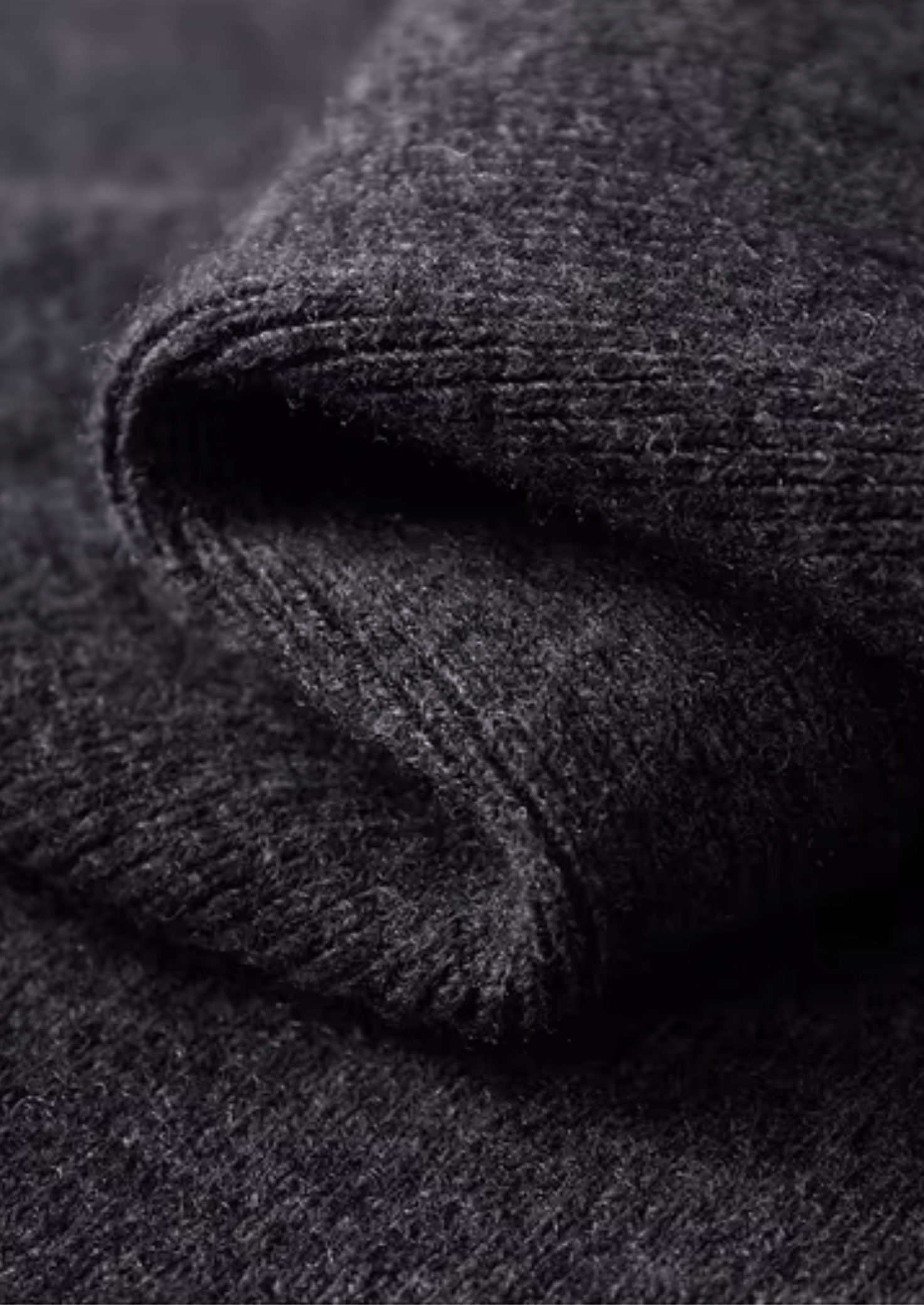 MERINO WOOL RIBBED POLO CARDIGAN - LORMIER -