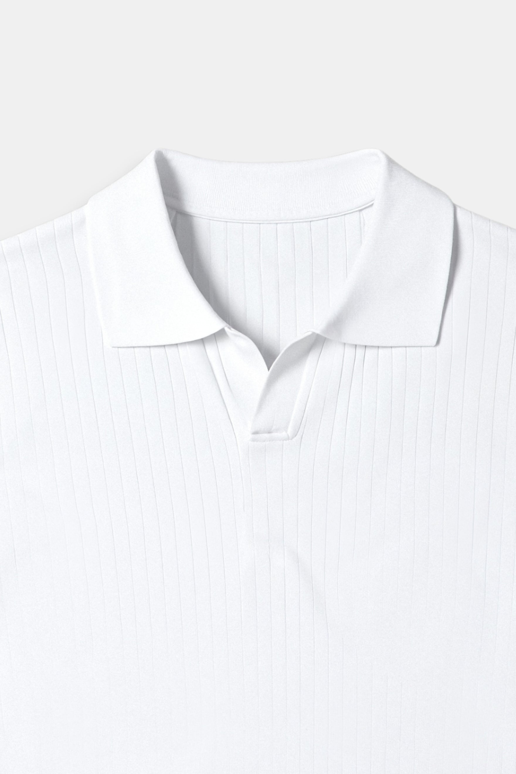 PISA - RIBBED COTTON POLO - LORMIER -