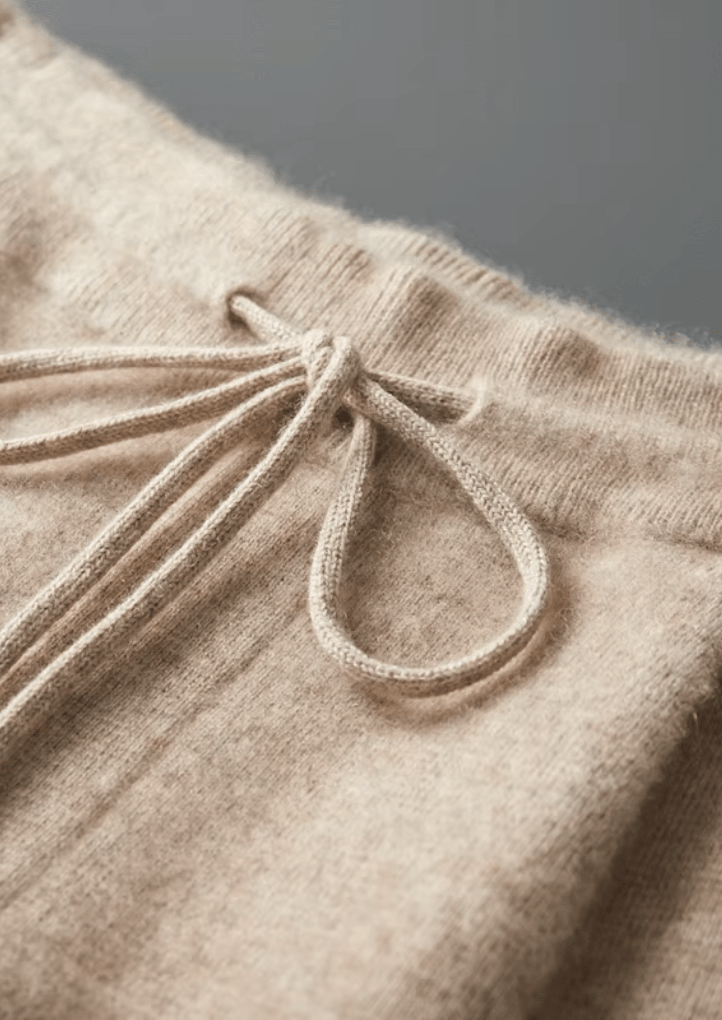 PREMIUM CASHMERE PLEATED TROUSERS - LORMIER -