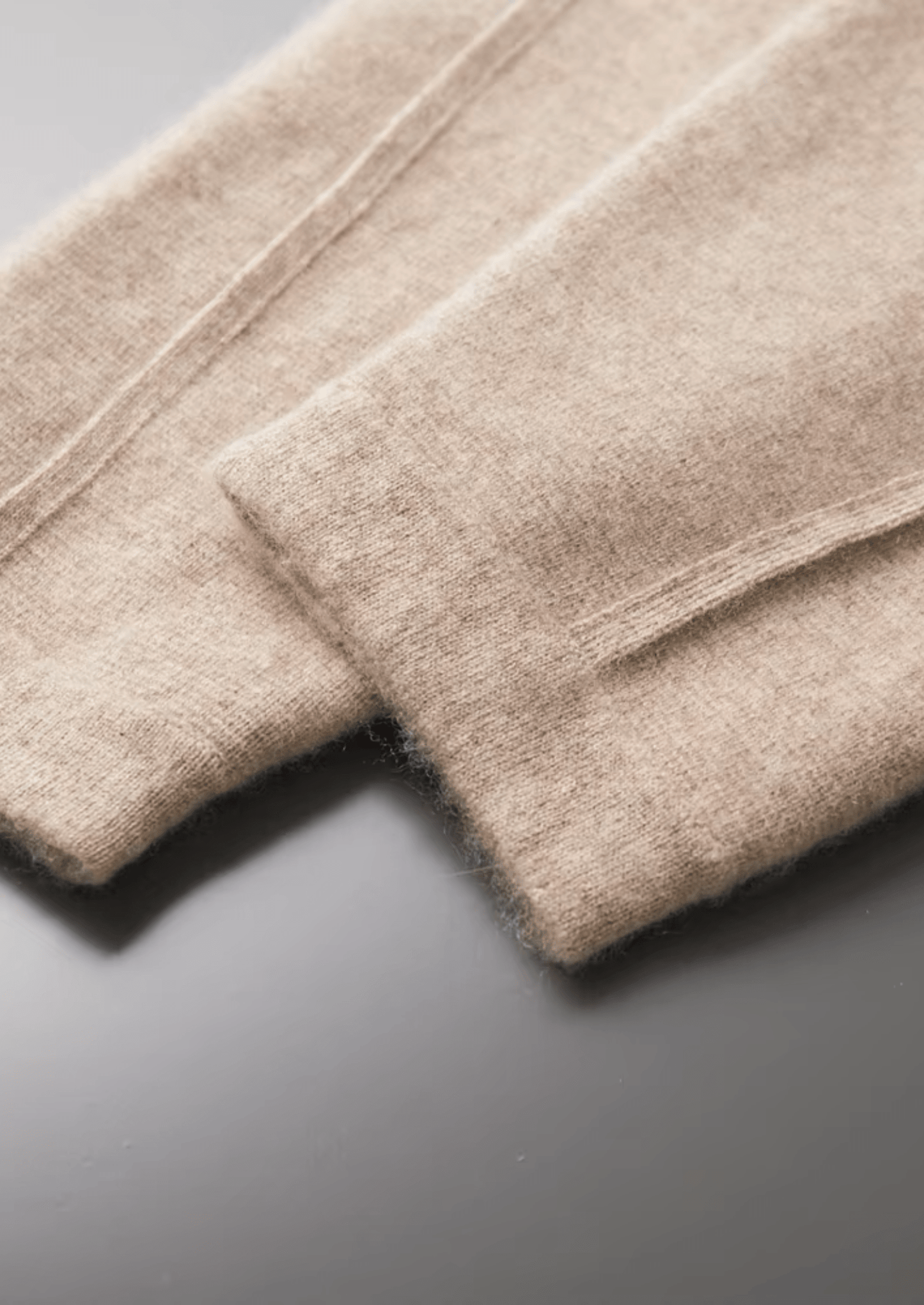 PREMIUM CASHMERE SLIM TROUSERS - LORMIER -