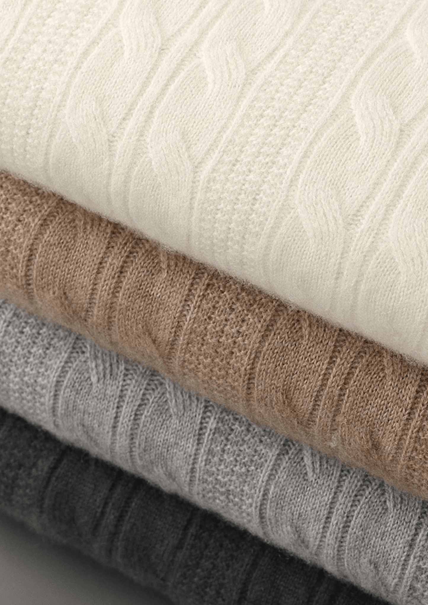 PURE EXTRA - FINE MERINO WOOL CABLE CREWNECK - LORMIER -