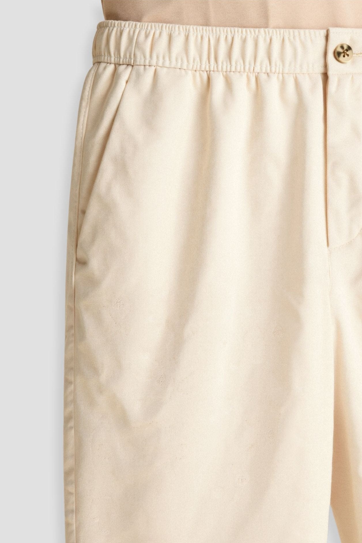 REGULAR FIT LINEN LOOSE PANTS - LORMIER -