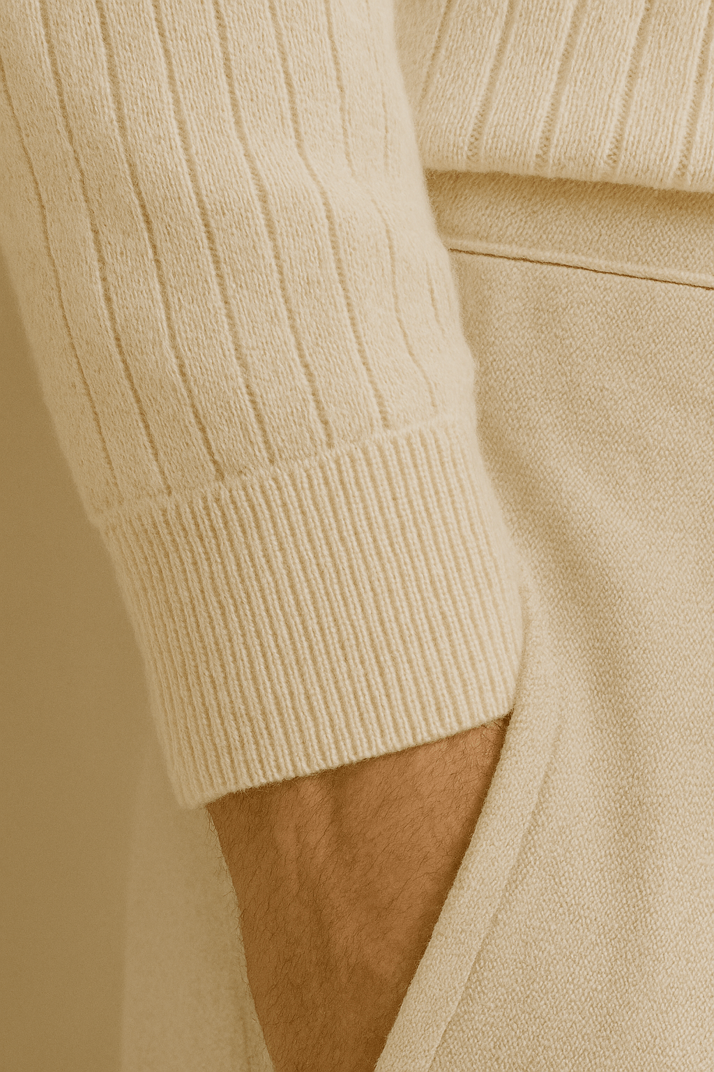 STRIPED LONG SLEEVE POLO - LORMIER -