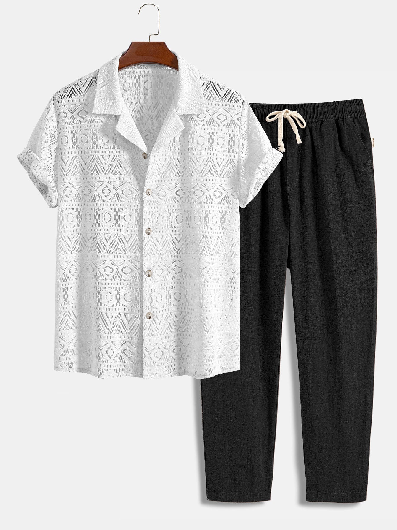TANGIER - SHORT - SLEEVED SET - LORMIER -