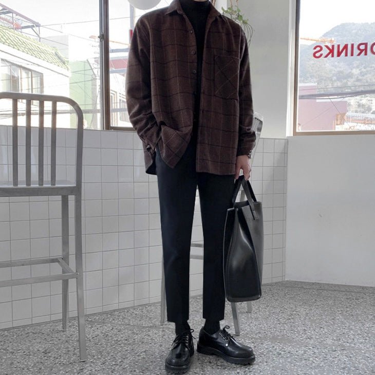 WOOLEN OVERSHIRT - LORMIER -