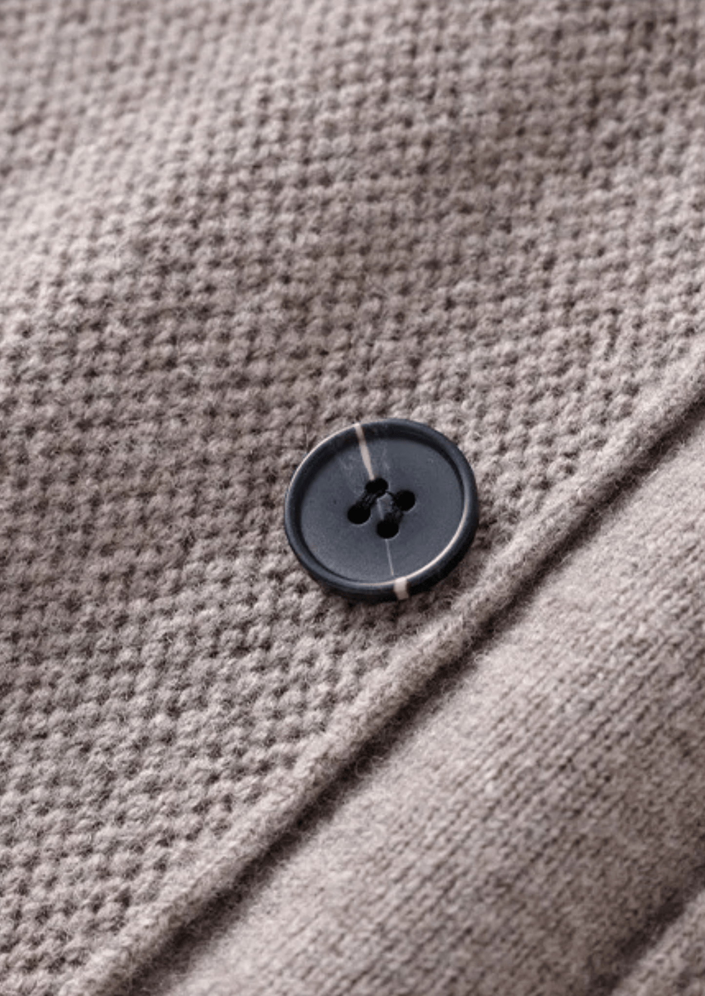 100% CASHMERE BUTTON OVERSHIRT - LORMIER - 