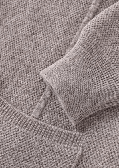 100% CASHMERE BUTTON OVERSHIRT - LORMIER - 