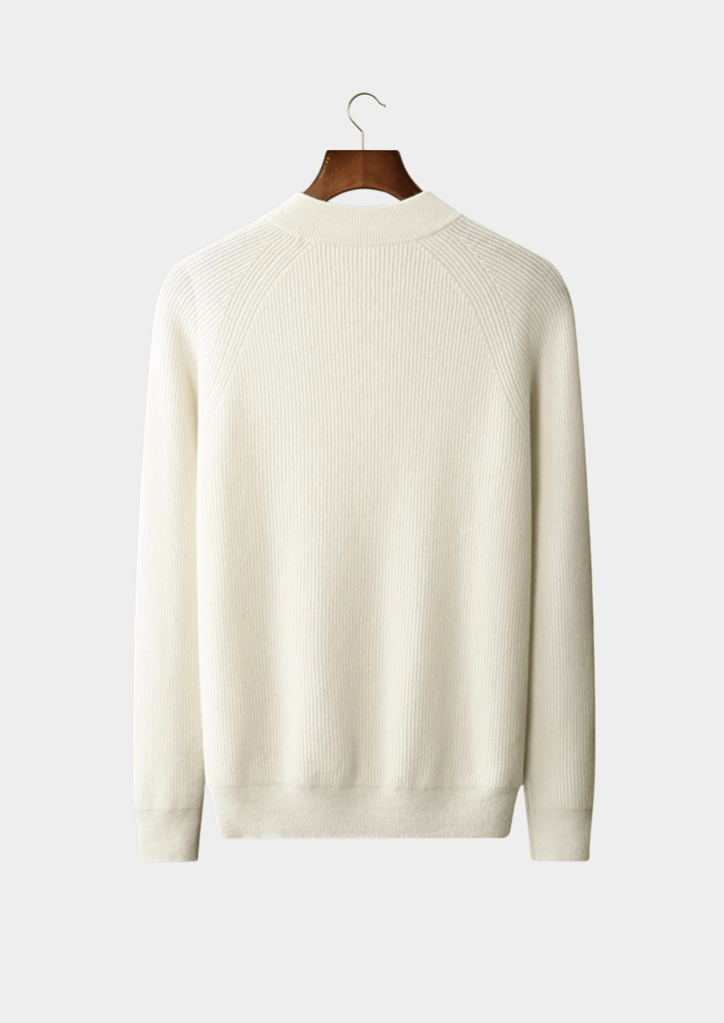 100% CASHMERE BUTTON SWEATER - LORMIER - 