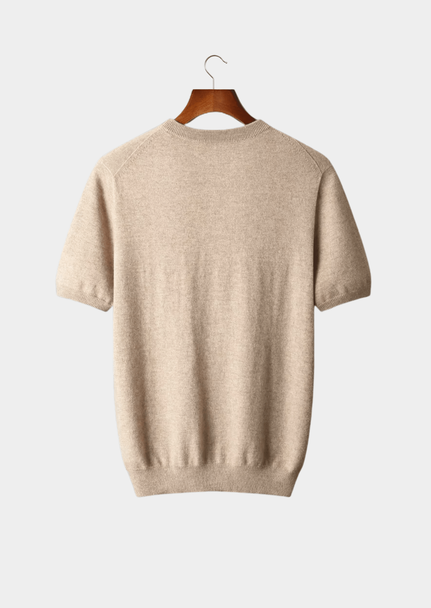 100% CASHMERE CLASSIC CREWNECK T - SHIRT - LORMIER - 