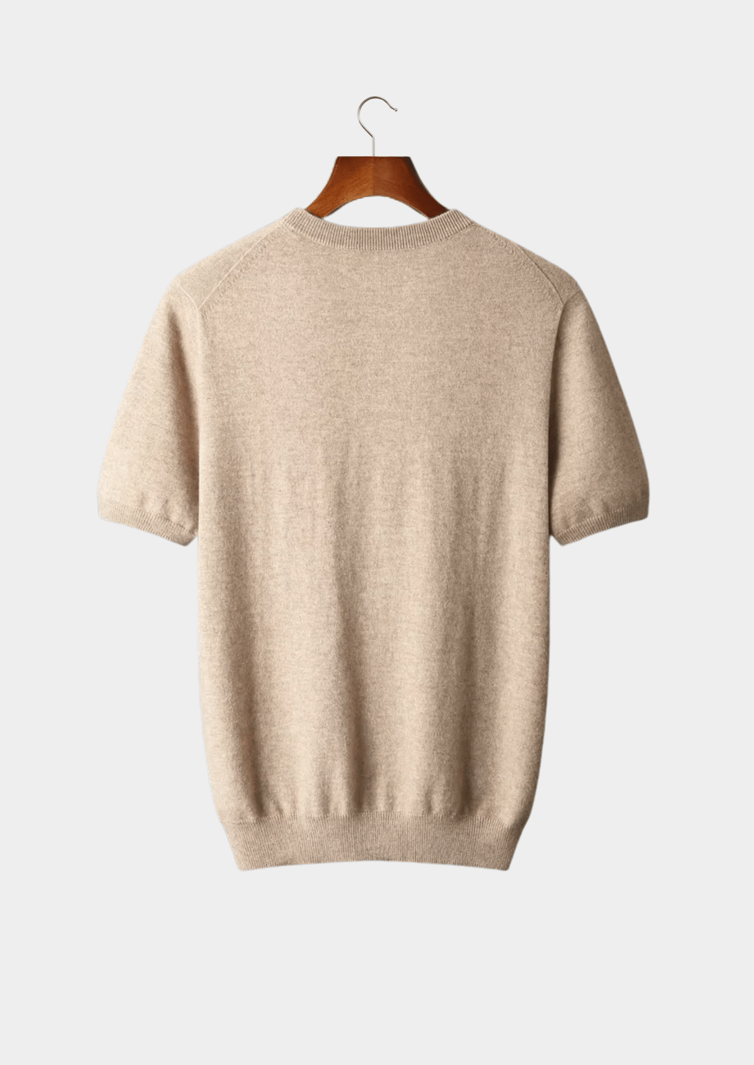 100% CASHMERE CLASSIC CREWNECK T - SHIRT - LORMIER - 