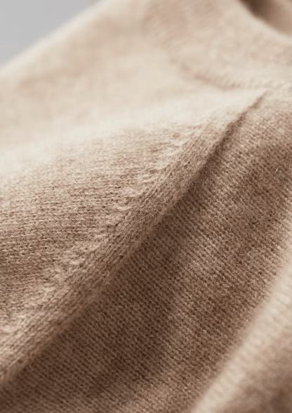 100% CASHMERE CLASSIC CREWNECK T - SHIRT - LORMIER - 