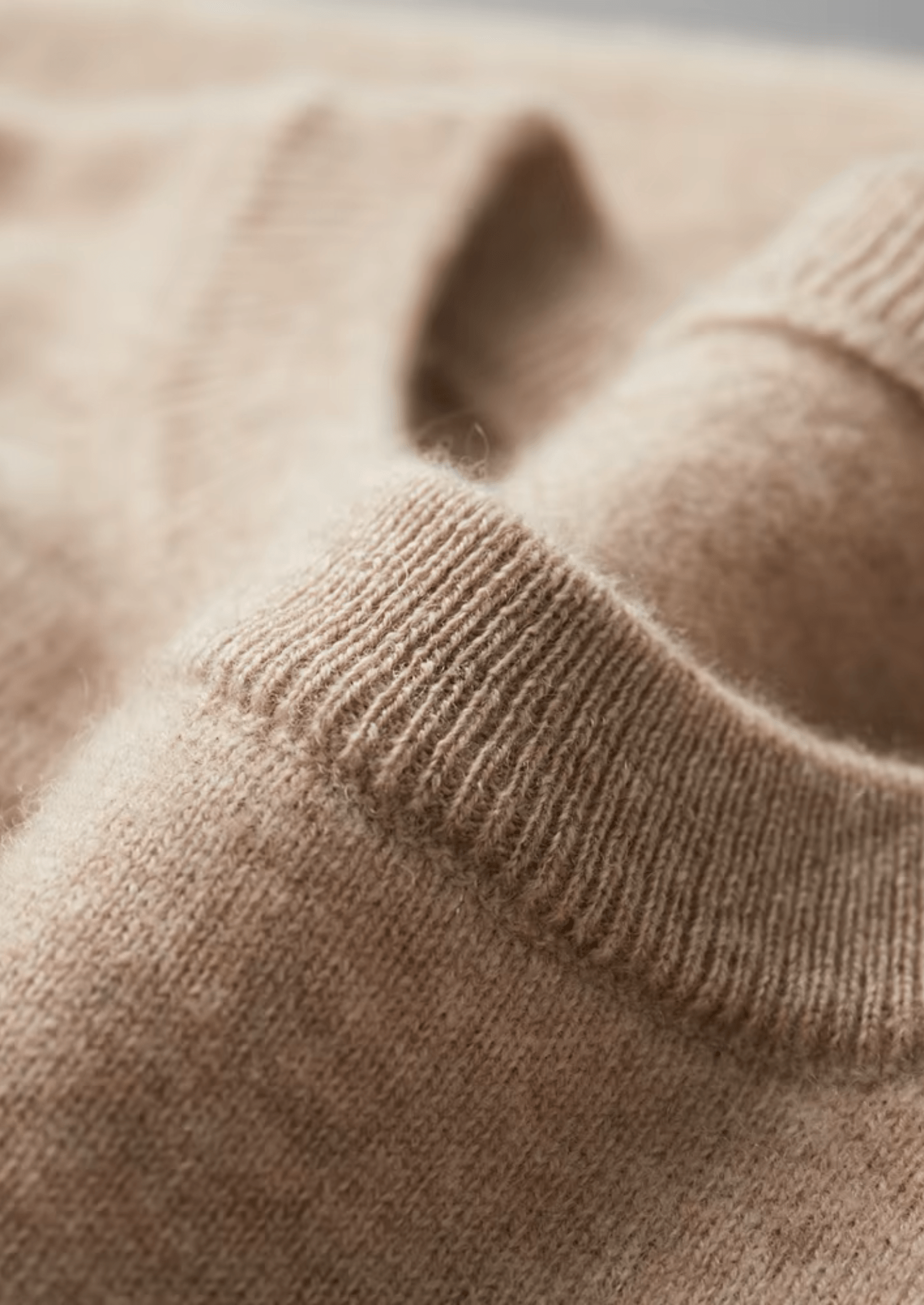 100% CASHMERE CLASSIC CREWNECK T - SHIRT - LORMIER - 