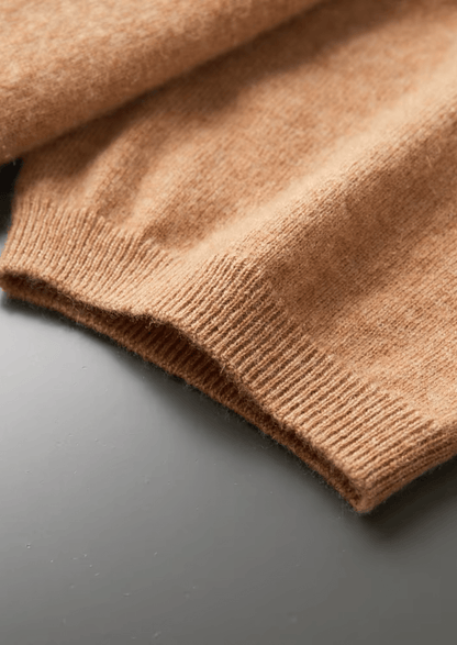 100% CASHMERE CLASSIC CREWNECK T - SHIRT - LORMIER - 