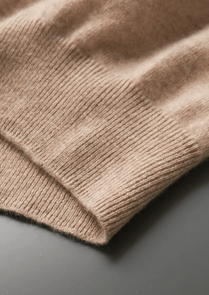 100% CASHMERE CLASSIC CREWNECK T - SHIRT - LORMIER - 