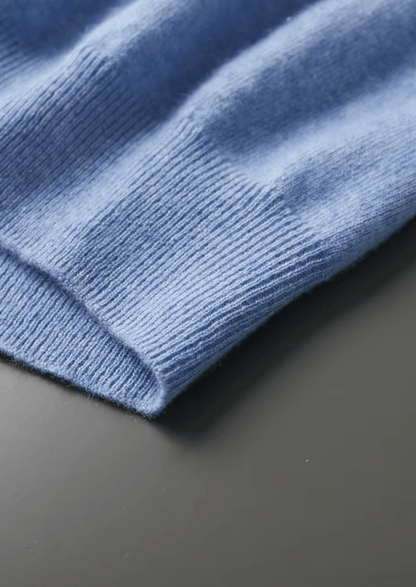 100% CASHMERE CLASSIC CREWNECK T - SHIRT - LORMIER - 