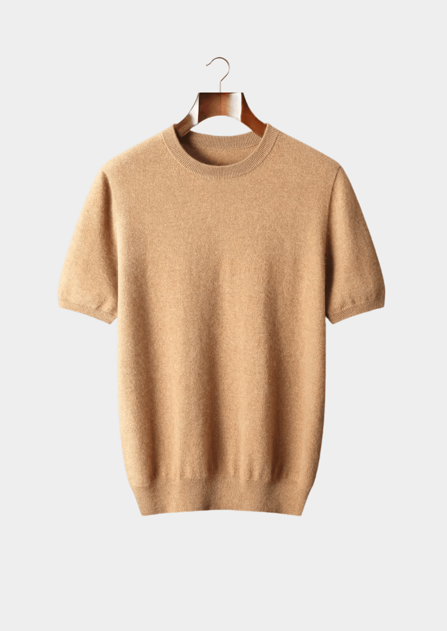 100% CASHMERE CLASSIC CREWNECK T - SHIRT - LORMIER - 