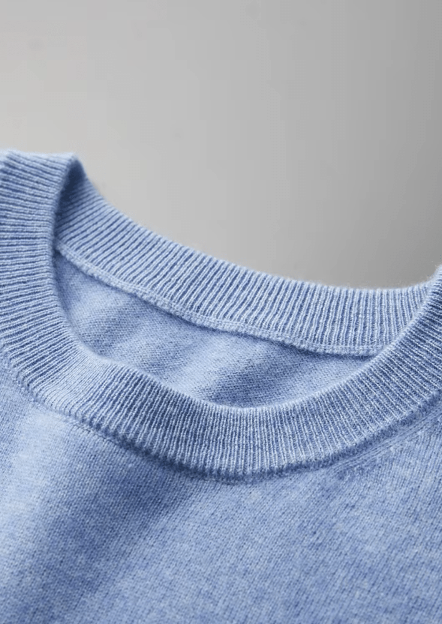 100% CASHMERE CLASSIC CREWNECK T - SHIRT - LORMIER - 