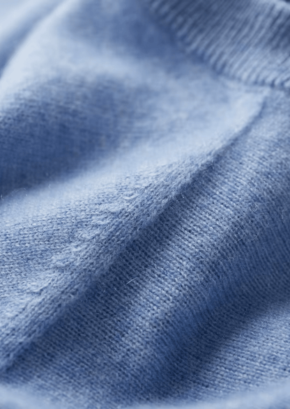 100% CASHMERE CLASSIC CREWNECK T - SHIRT - LORMIER - 