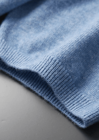 100% CASHMERE CLASSIC POLO SHIRT - LORMIER - 