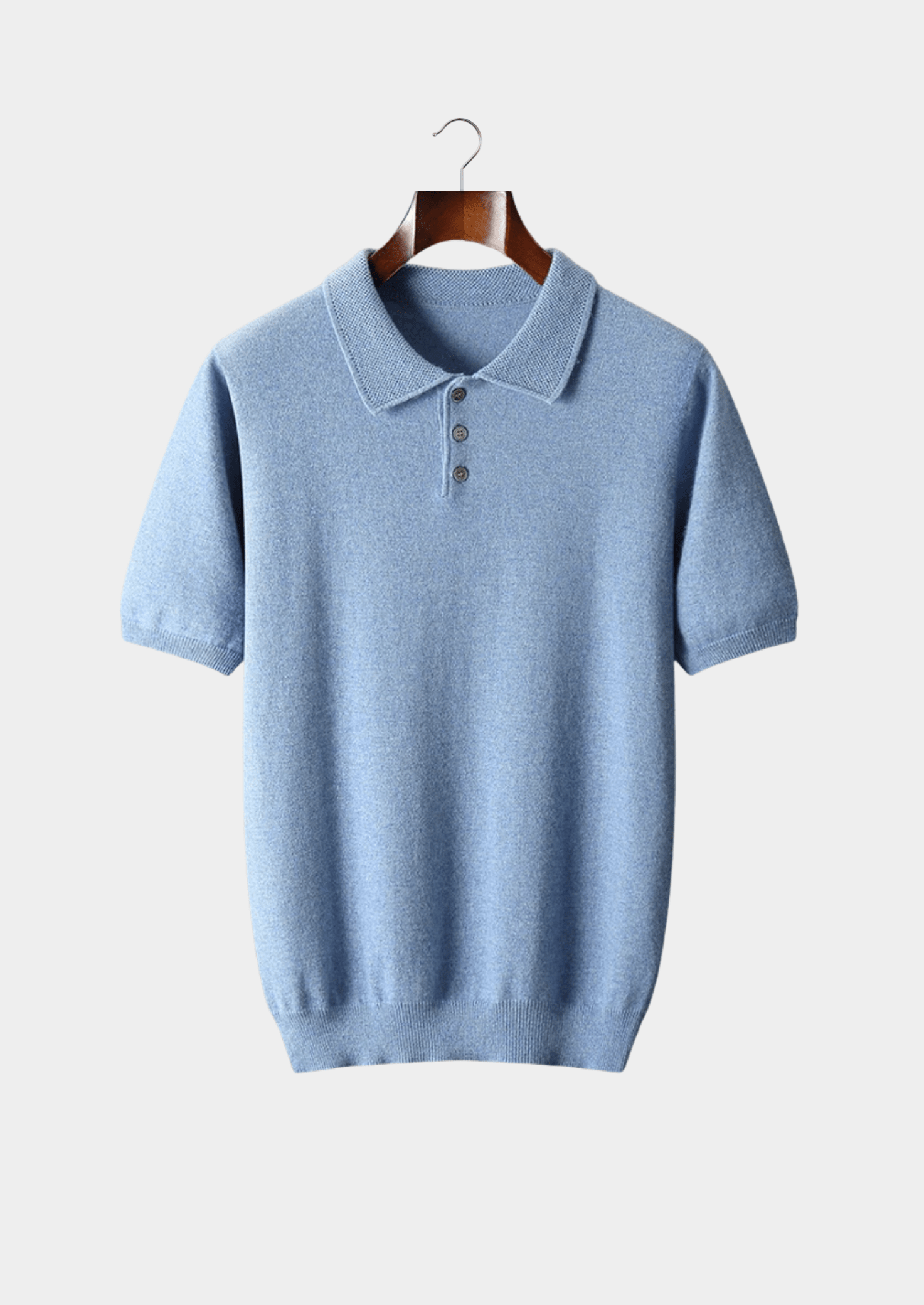 100% CASHMERE CLASSIC POLO SHIRT - LORMIER - 
