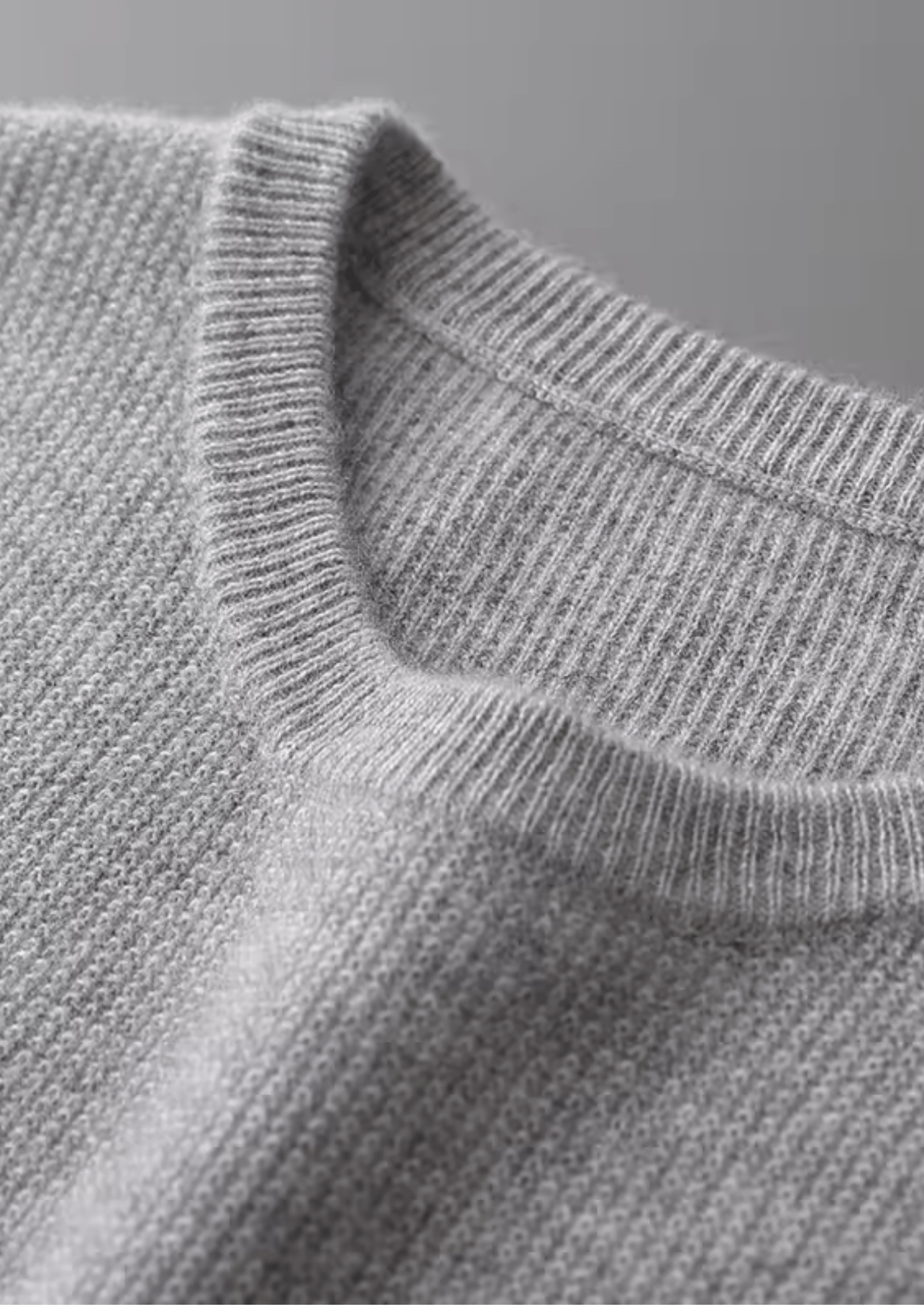 100% CASHMERE CREWNECK VEST - LORMIER - 
