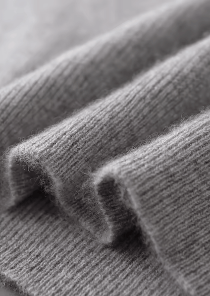 100% CASHMERE CREWNECK VEST - LORMIER - 