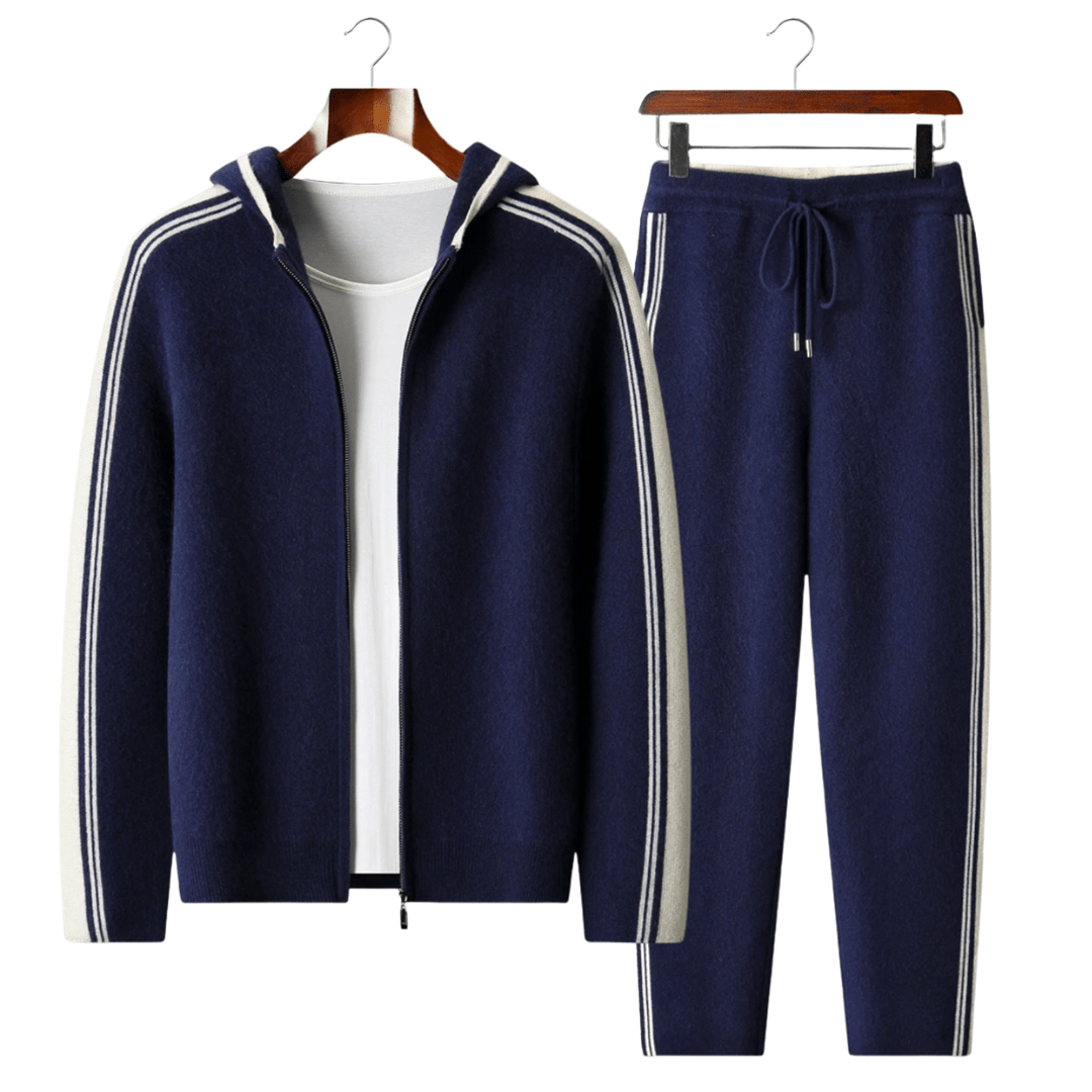 100% CASHMERE DAMIEN TRACKSUIT - LORMIER - 