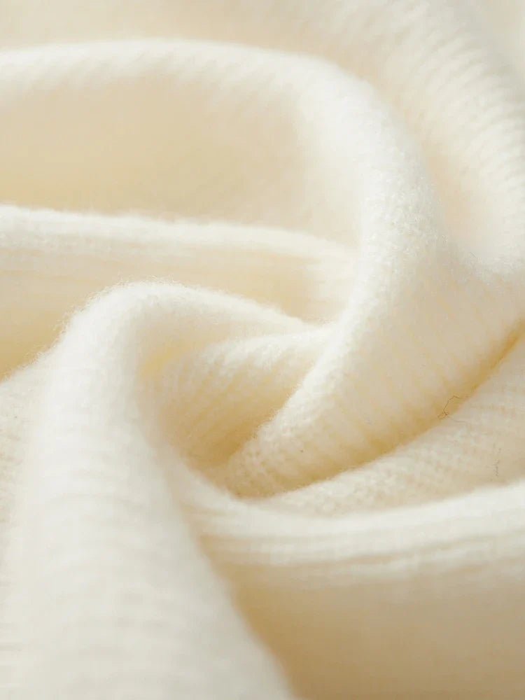 100% CASHMERE HALF ZIP SWEATER - LORMIER - 