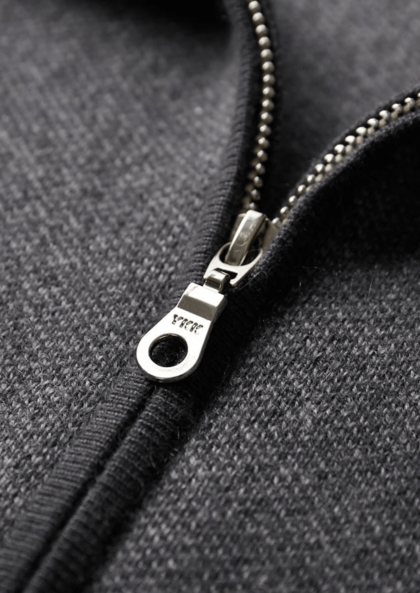 100% CASHMERE JACQUARD ZIP CARDIGAN - LORMIER - 