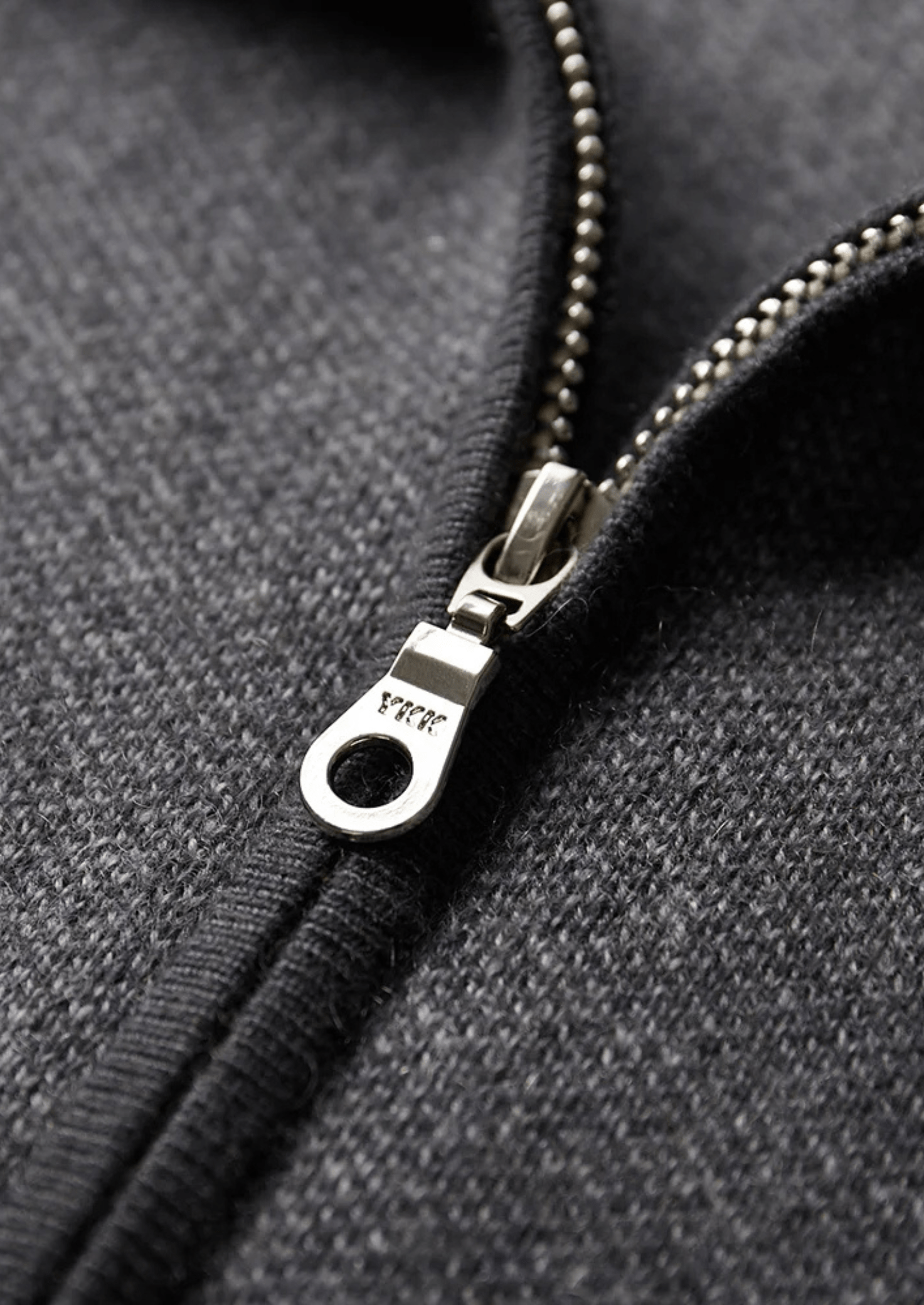 100% CASHMERE JACQUARD ZIP CARDIGAN - LORMIER - 