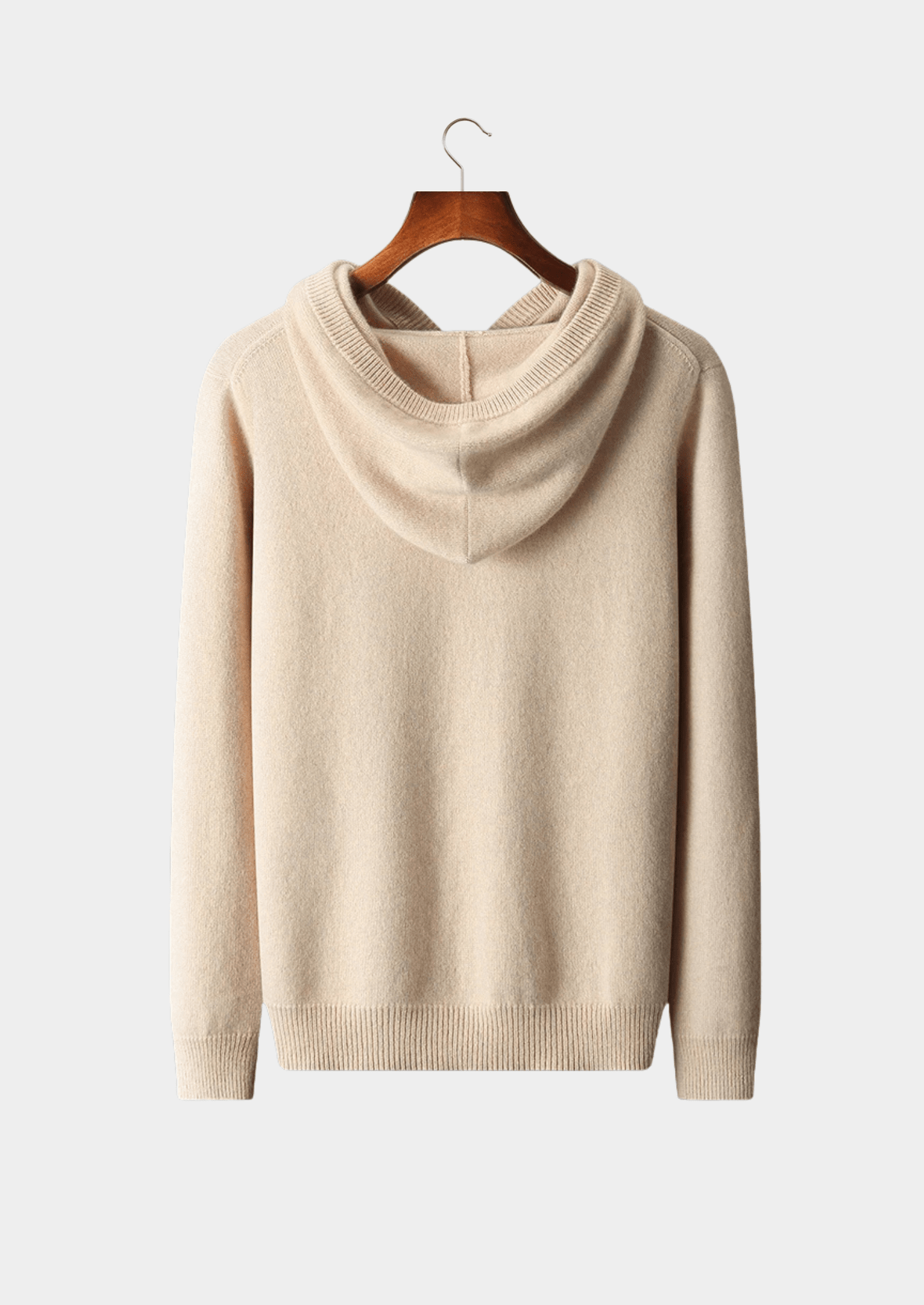 100% CASHMERE LEISURE HOODIE - LORMIER - 