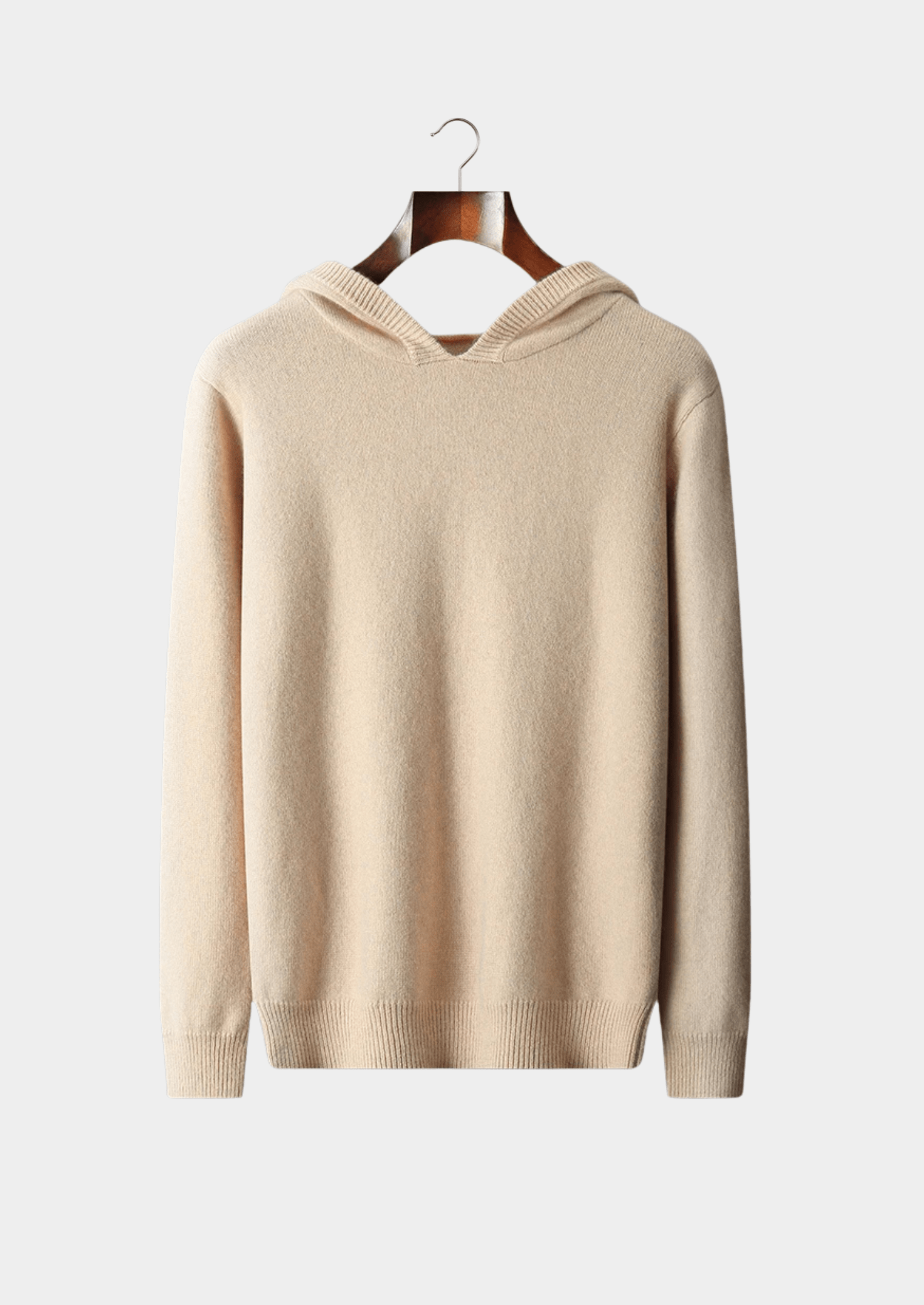 100% CASHMERE LEISURE HOODIE - LORMIER - 