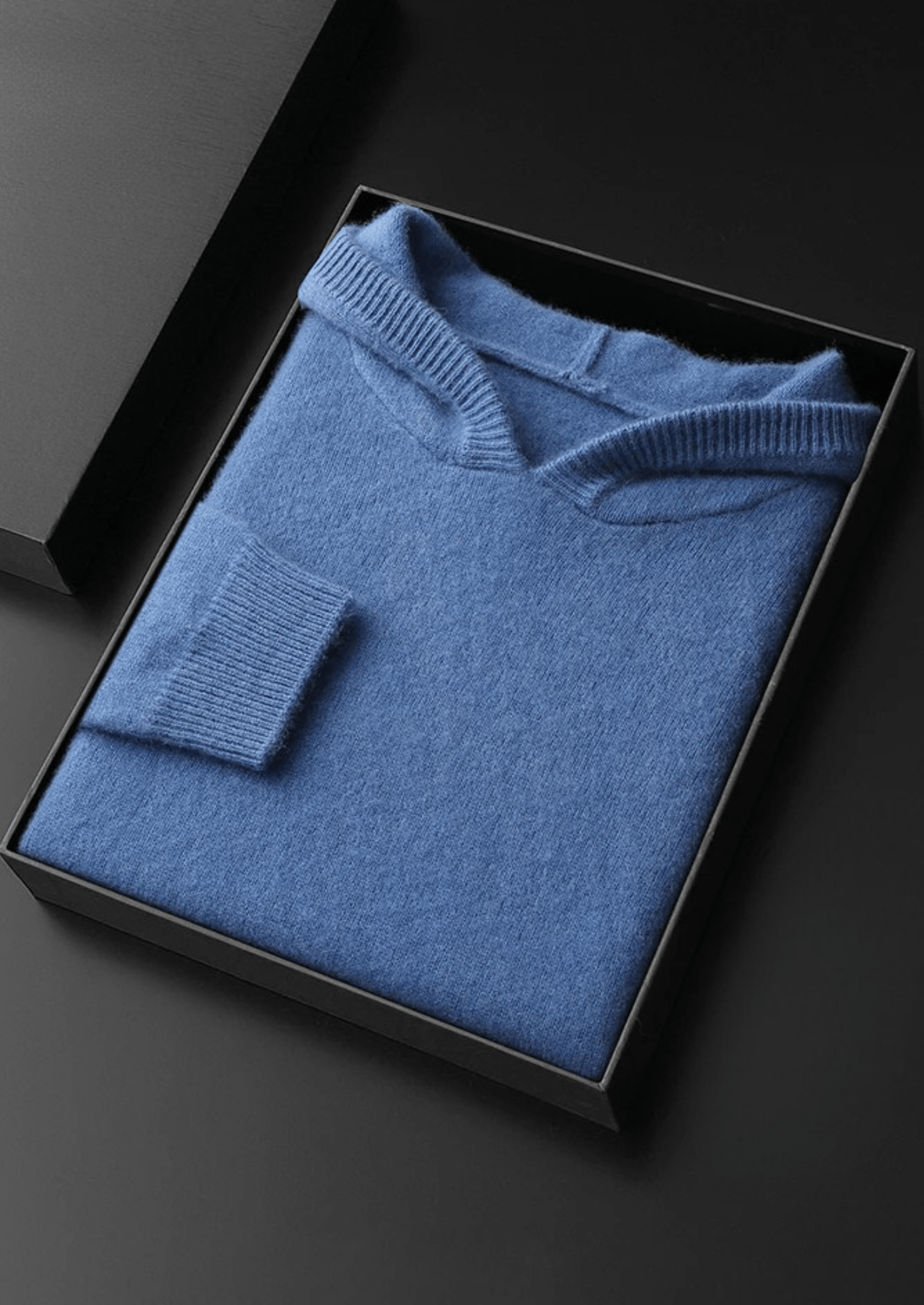 100% CASHMERE LEISURE HOODIE - LORMIER - 