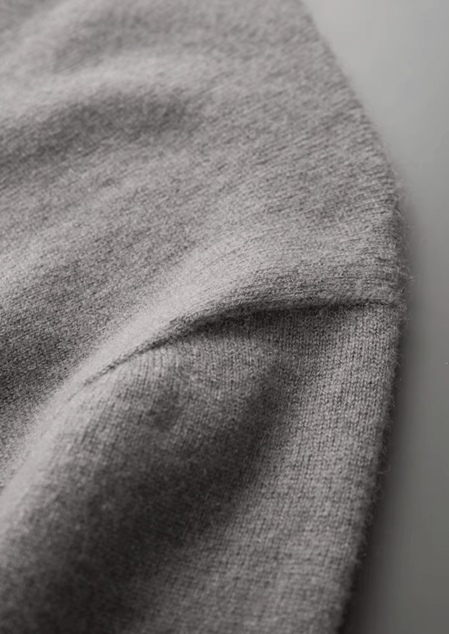 100% CASHMERE MOCK NECK T - SHIRT - LORMIER - 